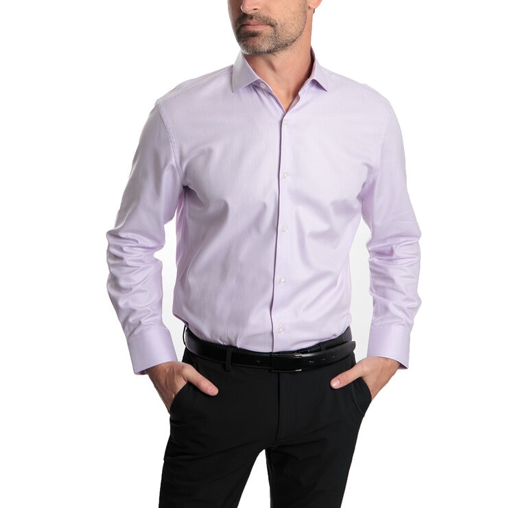 Ted Baker Camisa para Caballero Morado Cuello 16/16.5 Manga 32/33
