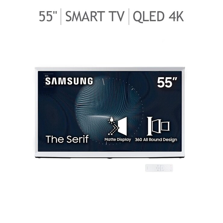 Samsung Pantalla 55" The Serif 4K UHD Smart TV 