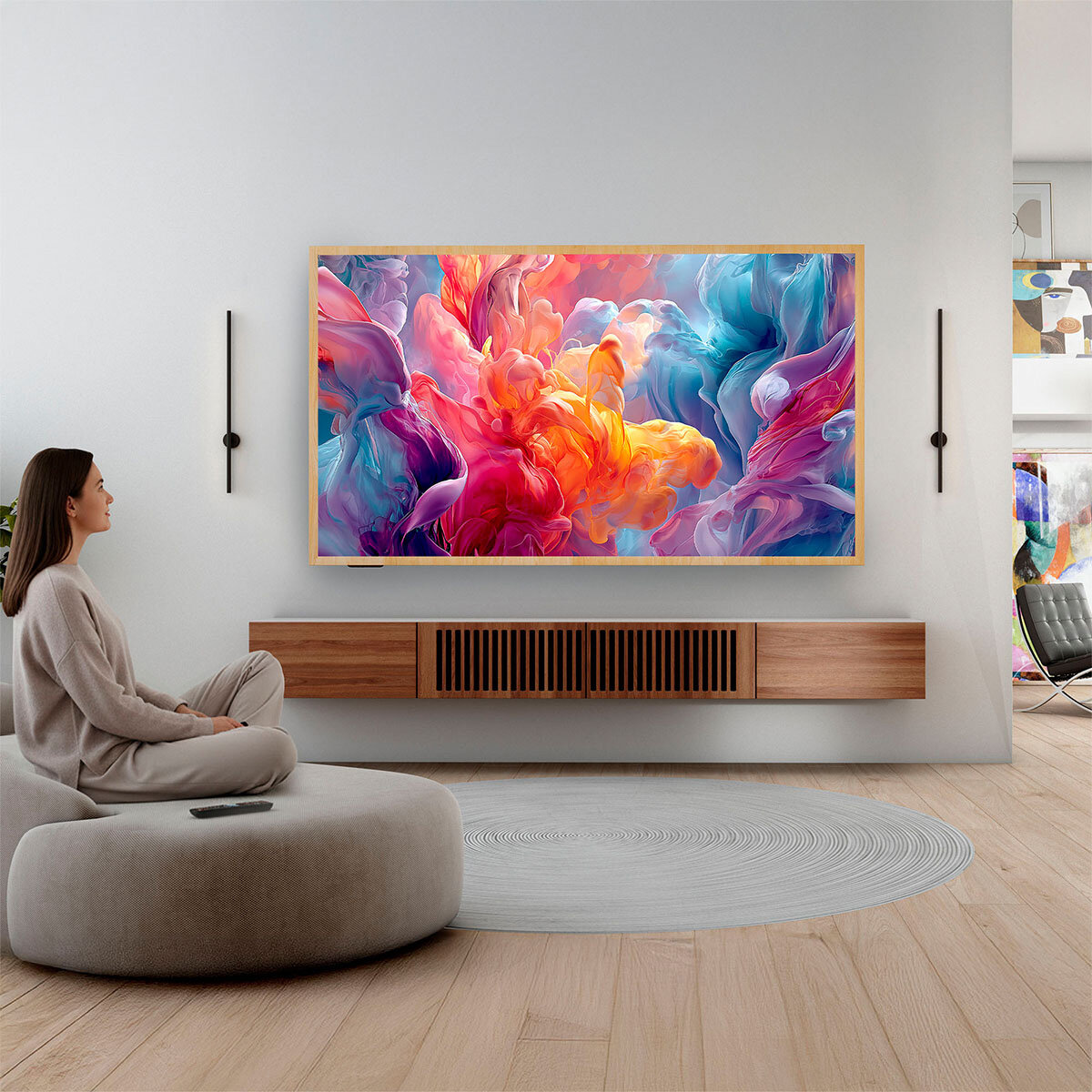 Hisense Pantalla 75" QLED 4K Canvas Google TV Hisense Pantalla 75" QLED 4K Canvas Google TV