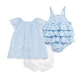 Offspring Conjunto 3 piezas para Bebés Azul 18 Meses