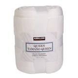 Kirkland Signature, Cobija, Tamaño Queen, Color Blanco