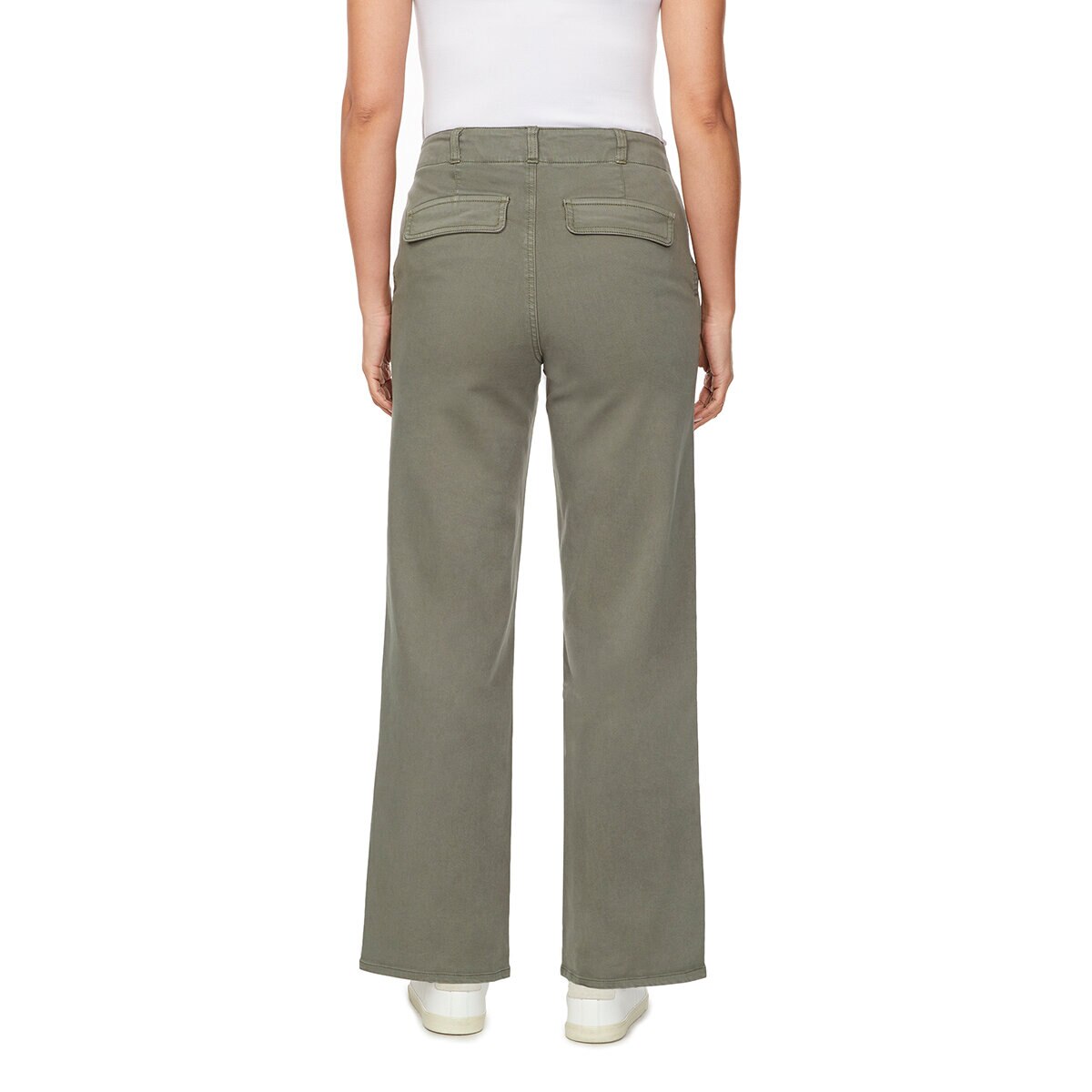 Buffalo David Bitton Pantalones para Dama Verde 12
