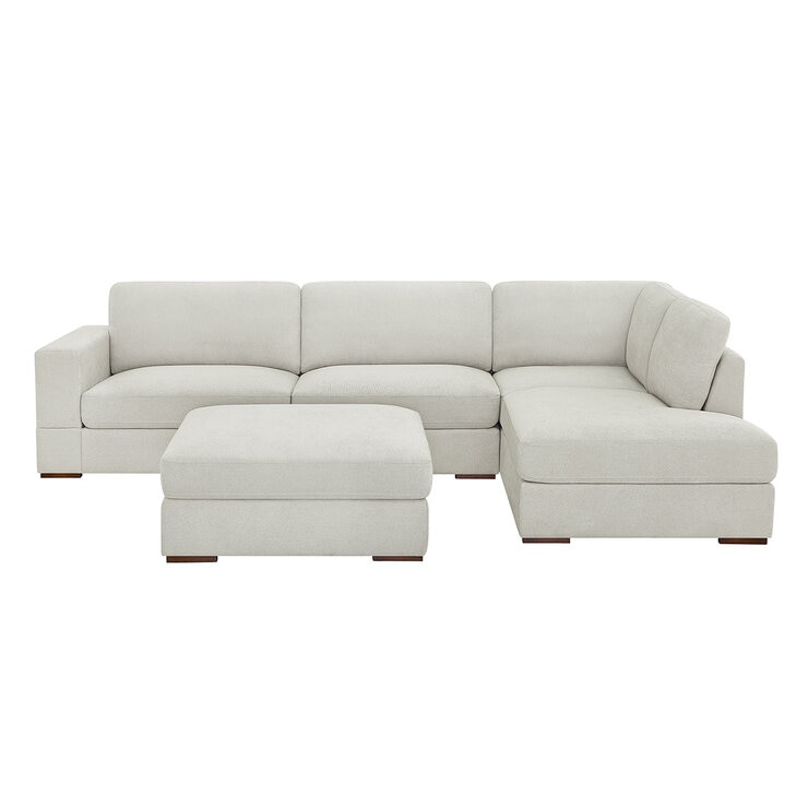 Thomasville, Seccional de Tela de 3 Piezas con Otomano