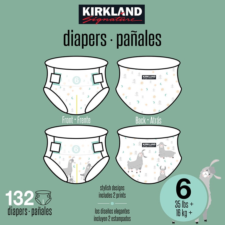 Kirkland Signature Pañales Etapa 6 Unisex 132 pzas