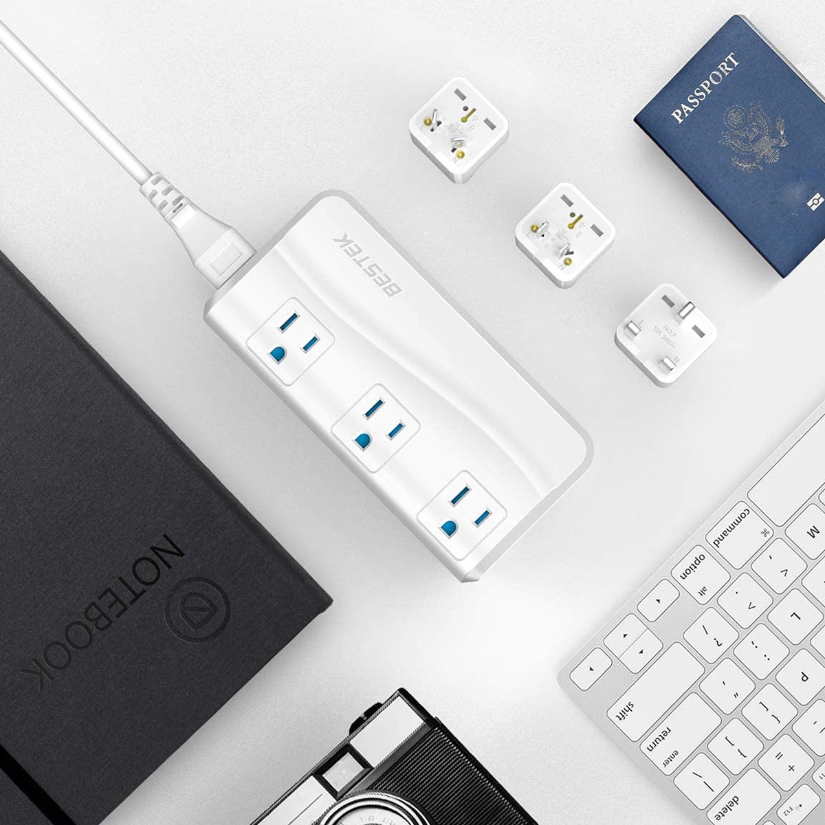 Bestek, Multicontacto Convertidor Universal con Adaptadores Independientes MRJ201KU