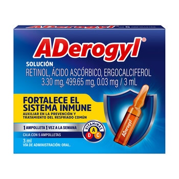 Aderogyl 5 Ampolletas de 3ml 2 cajas