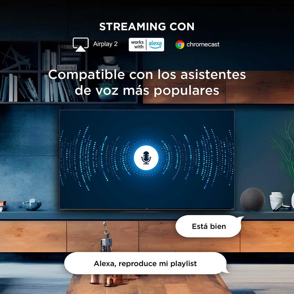 TCL Pantalla 65" QLED 4K Google TV