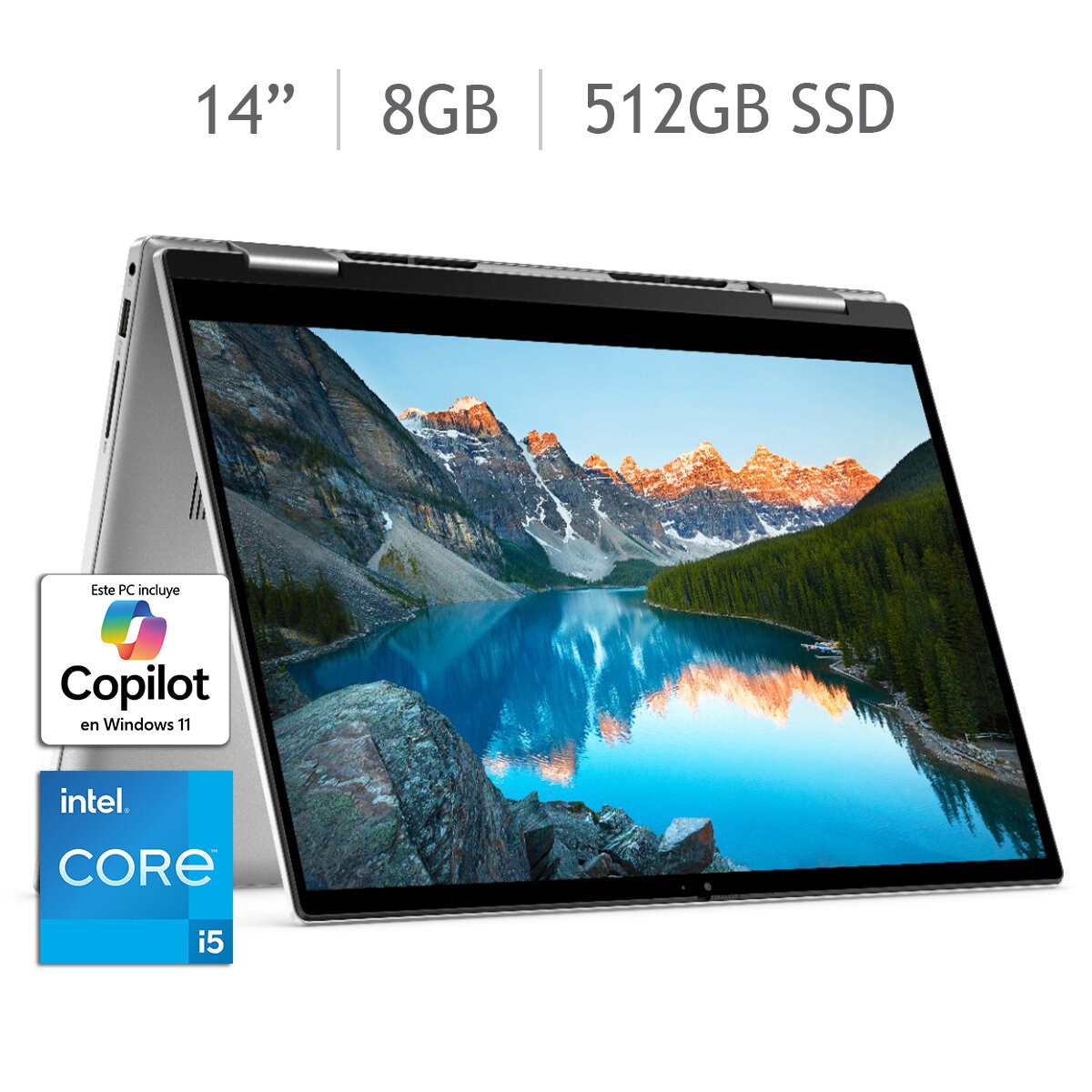 DELL Inspiron 7430 2 en 1 Laptop 14" Full HD Intel Core i5 8GB 512GB SSD