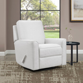 True Innovations, Paxley, Sillón Reclinable y Mecedora Giratoria de Tela