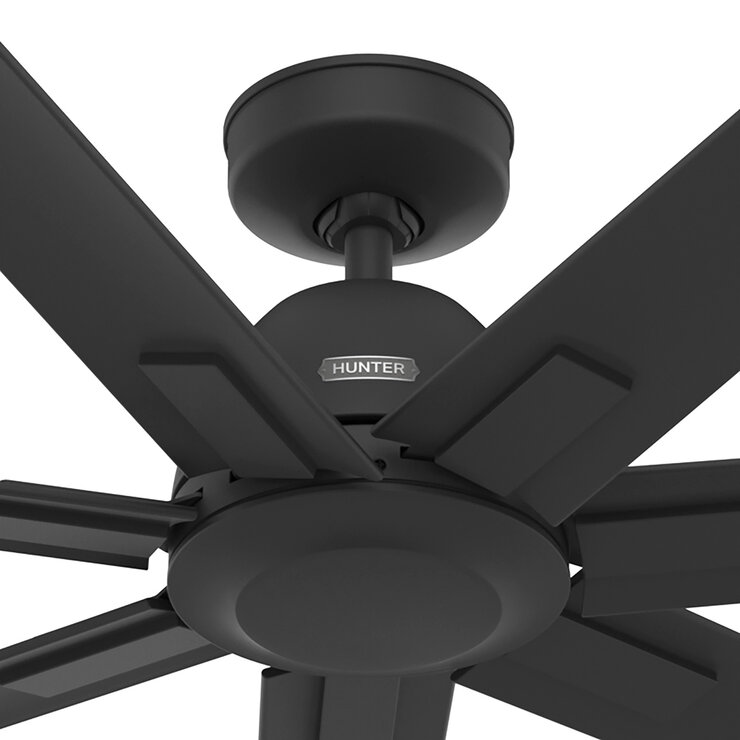 Hunter, Ventilador Black Downtown Flat Matte Hunter, Ventilador Black Downtown Flat Matte