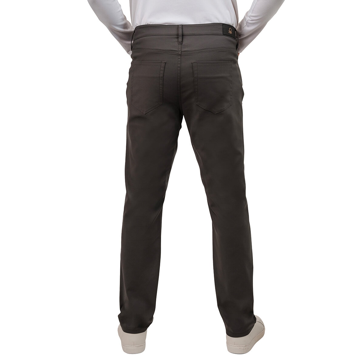 United Colors of Benetton Pantalones para Caballero Gris 34 x 30