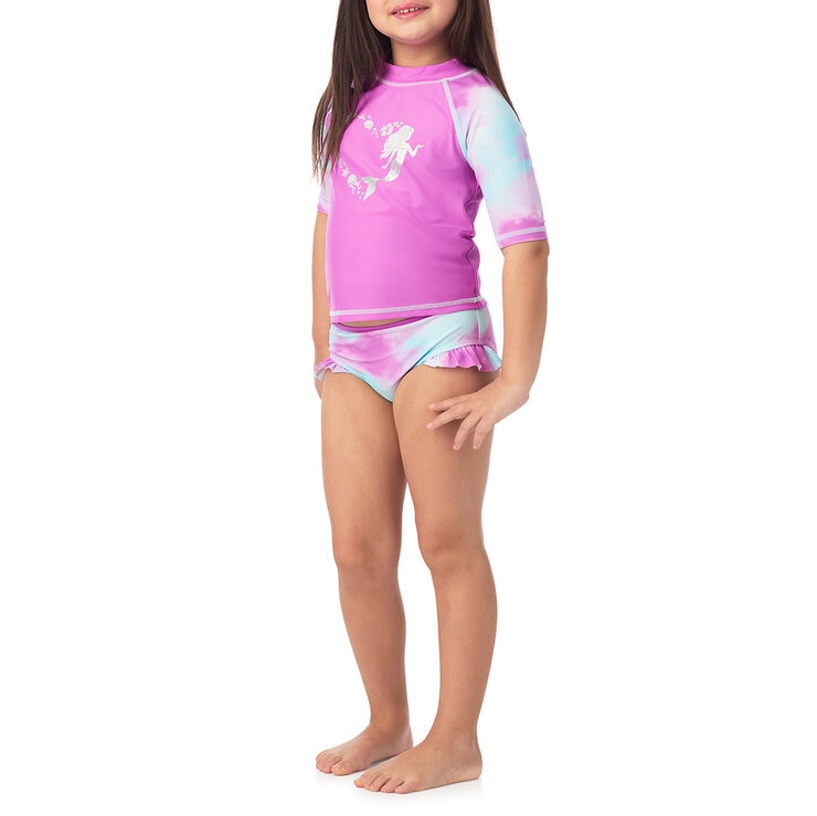 Saint Eve Traje de baño 2 piezas para Niños o Niñas Morado 7 Años
