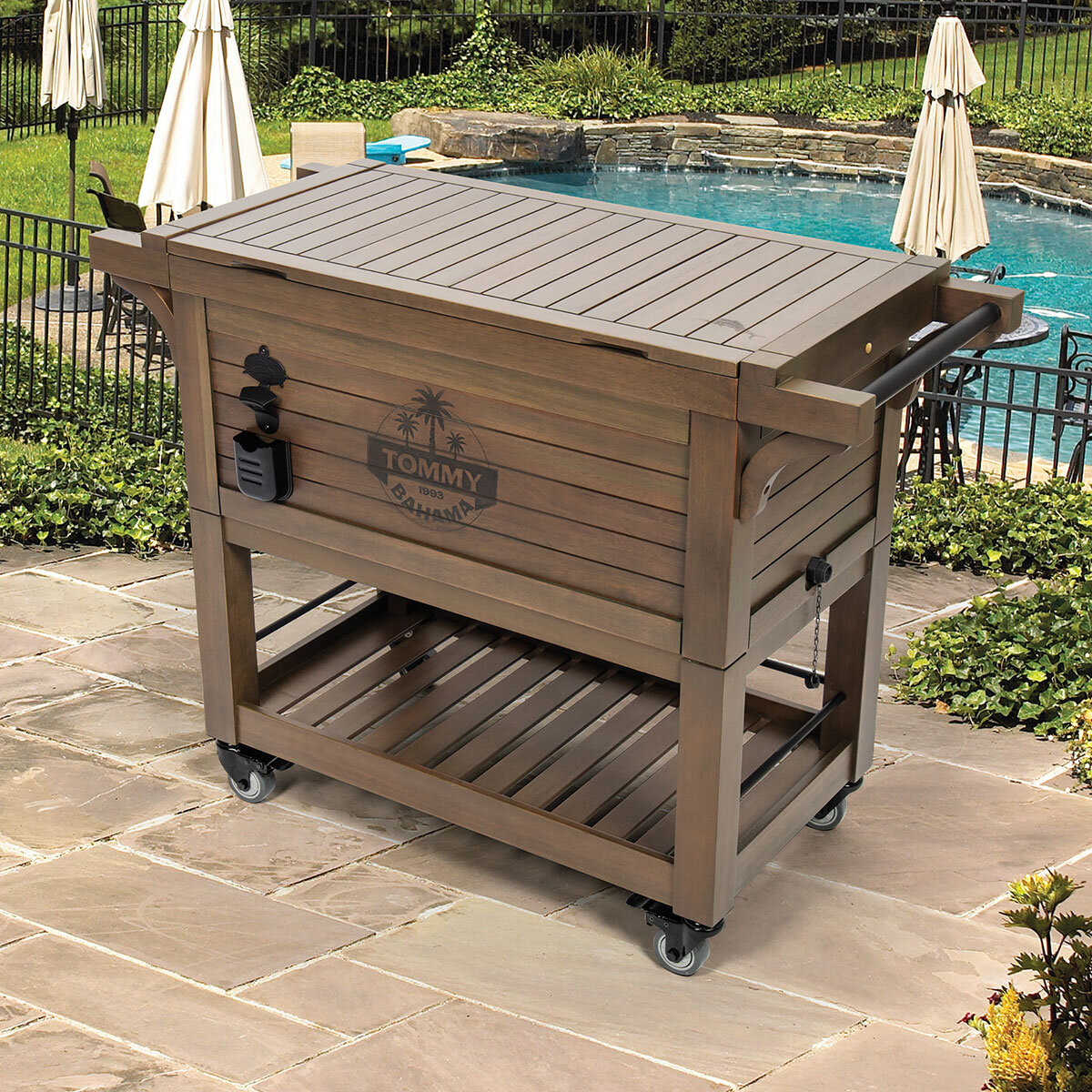 Tommy Bahama Hielera de Madera