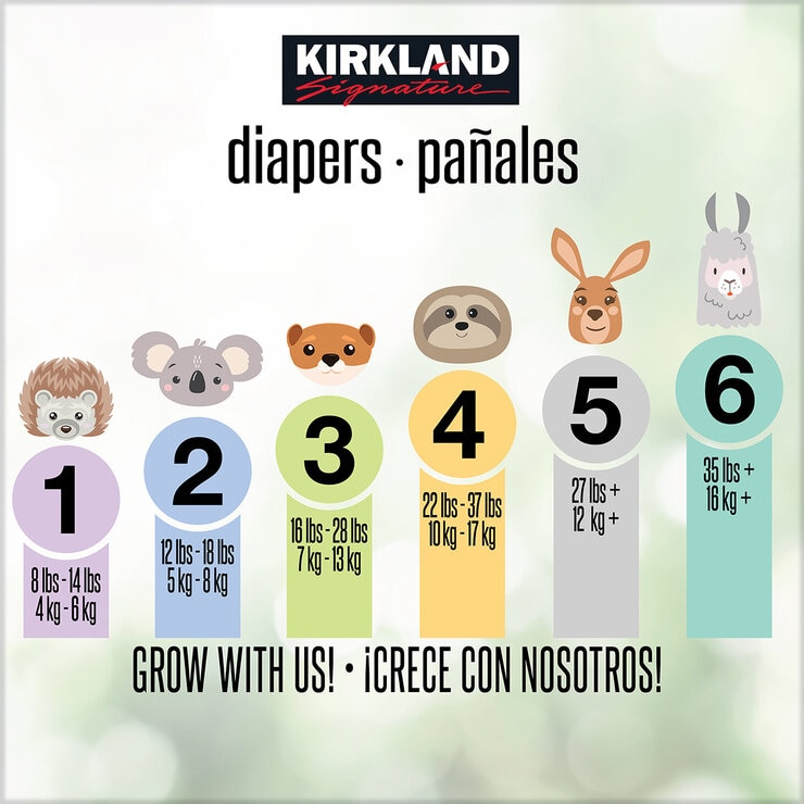 Kirkland Signature Pañales Etapa 1 Unisex 96 piezas