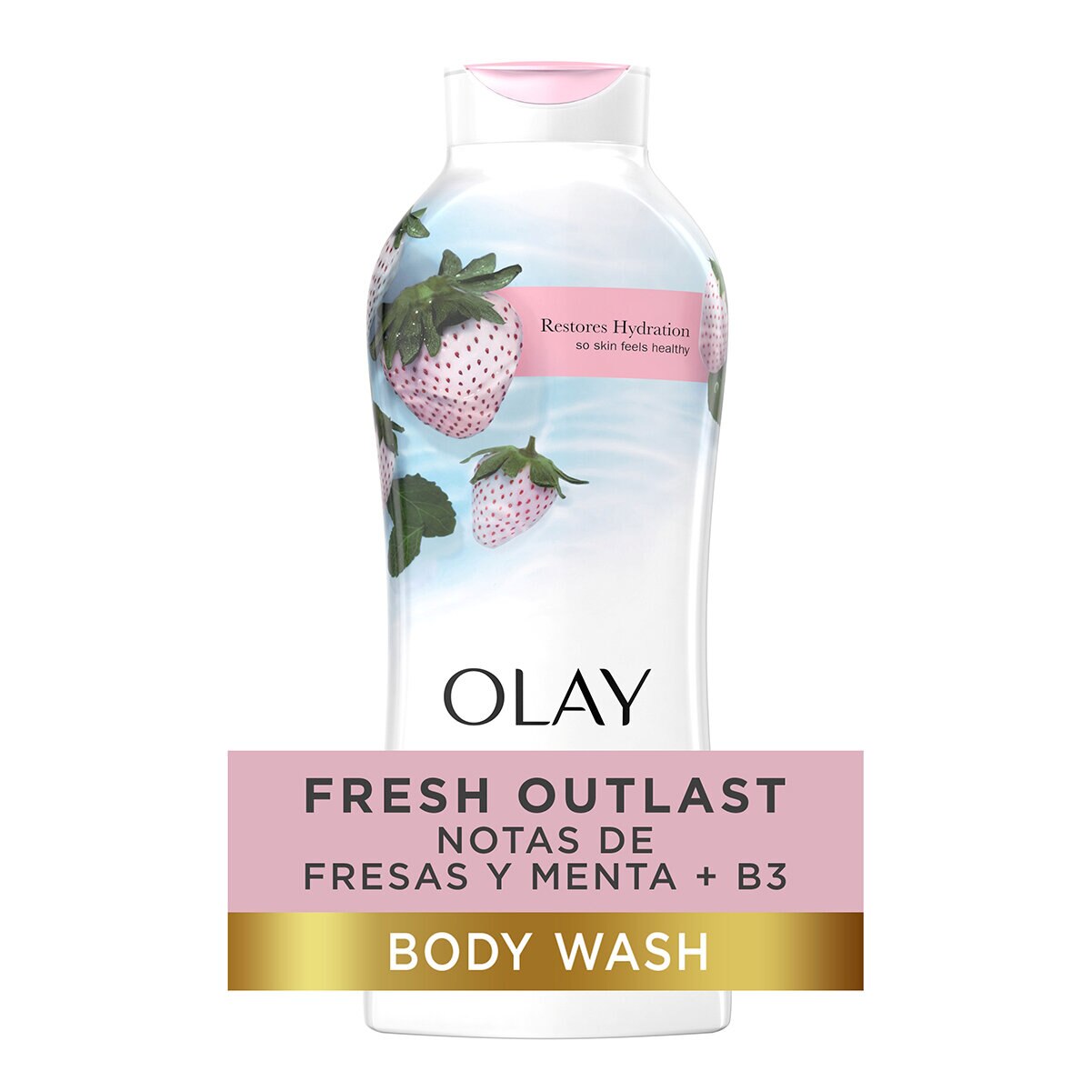 Olay Fresh Radiance, Jabón Líquido para Cuerpo, 3 pzas de 650 ml