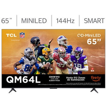 TCL Pantalla 65" Miniled 4K Fire TV