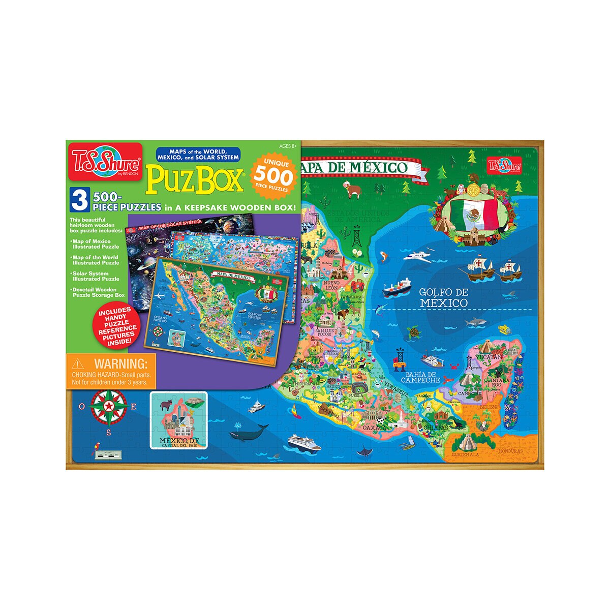 Set de 3 Rompecabezas en 1 Costco México