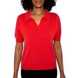Mario Serrani Blusa para Dama Rojo Extra Grande