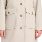 Vince Camuto Abrigo para Dama Crema Extra Chica