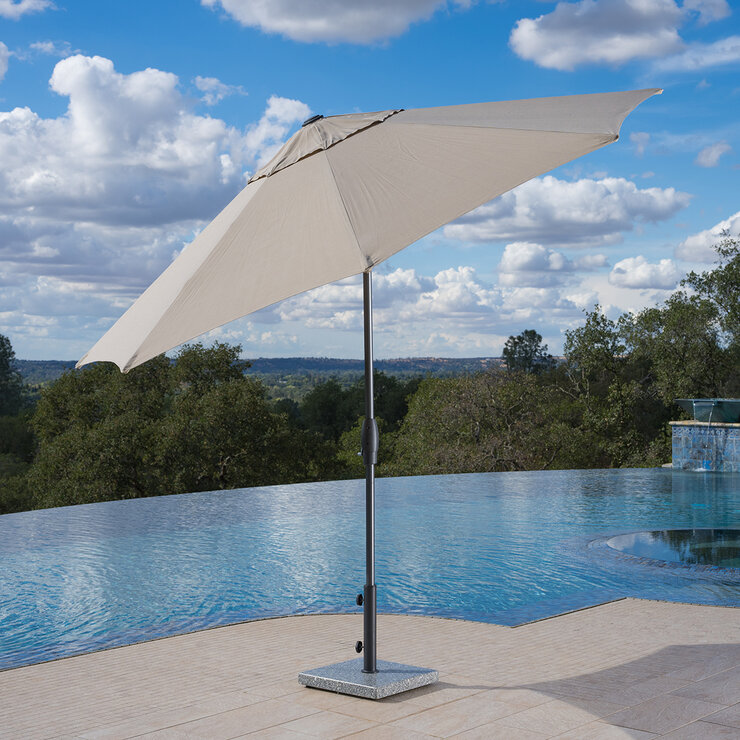 SunVilla, Sombrilla Redonda de 3m, Beige