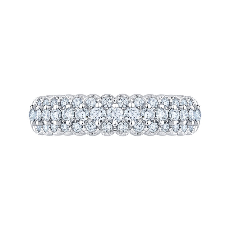 Anillo de Diamantes 0.50ctw, Oro Blanco 14K