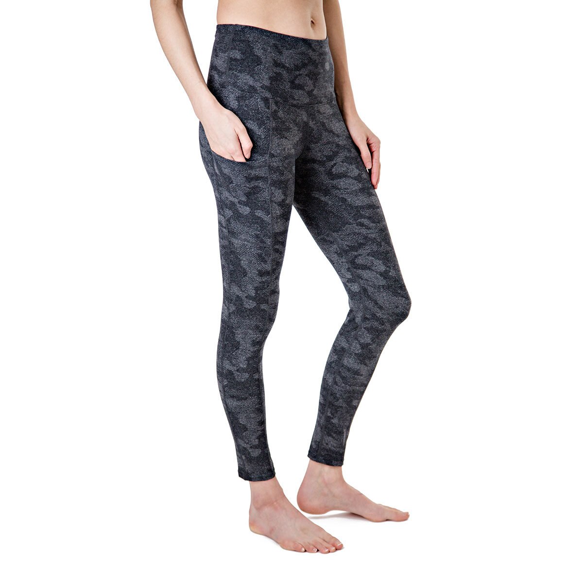 Tuff Apparel, leggings deportivos, camuflaje gris, grande Costco México