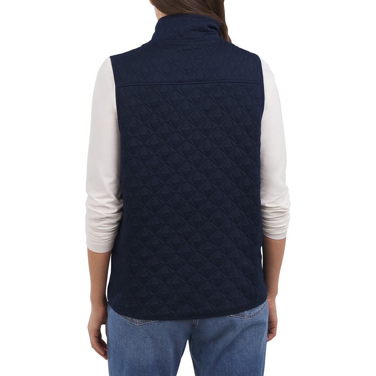 Land's End Chaleco para Dama Azul Grande Land's End Chaleco para Dama Azul Grande