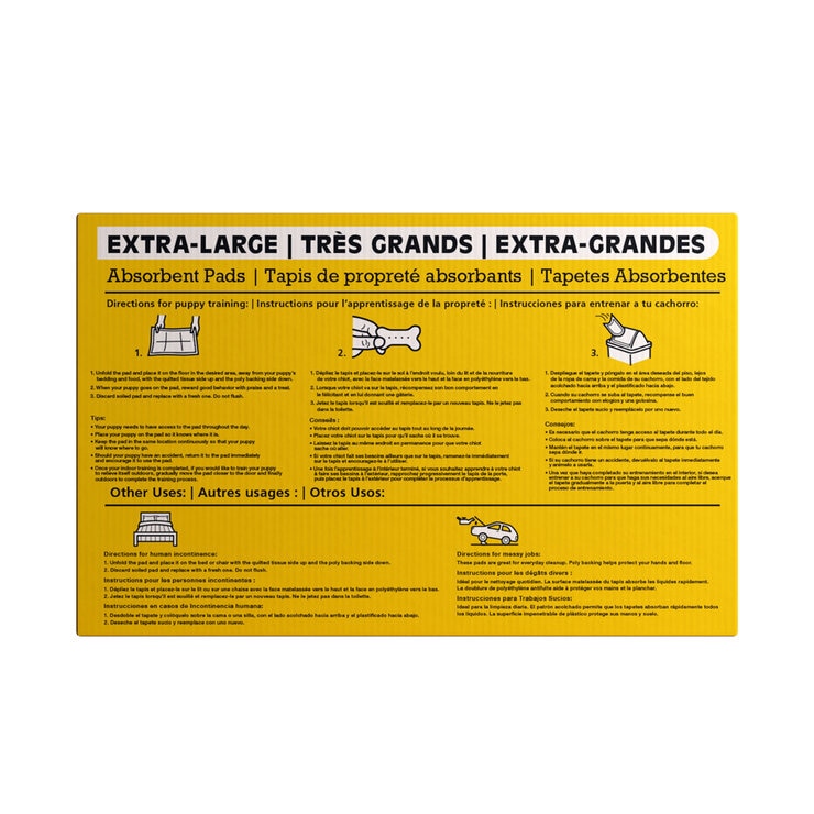 Kirkland Signature Tapetes Absorbentes Extra Grandes para Perro 100 pzas