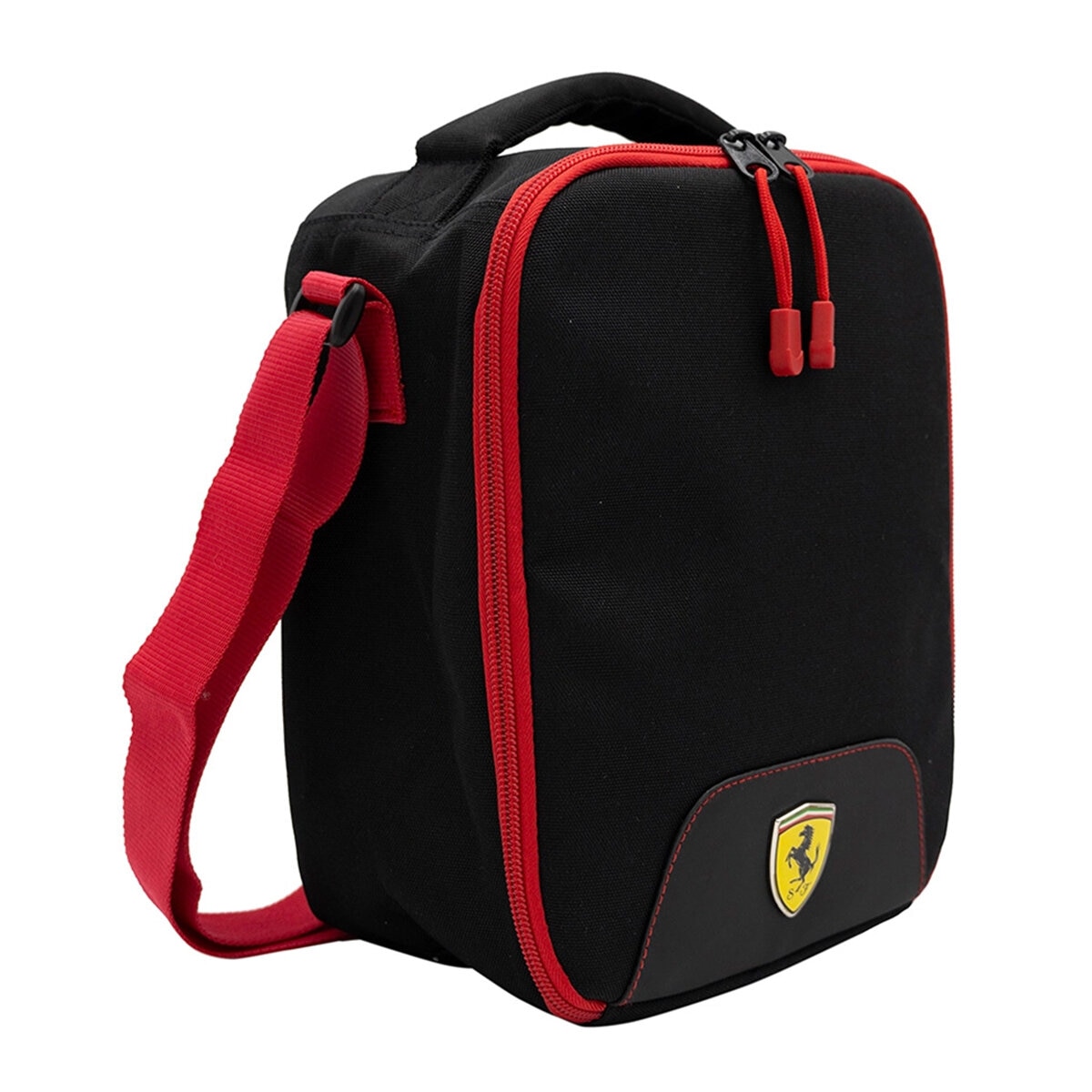 Mochila con Lonchera y Lapicera Ferrari