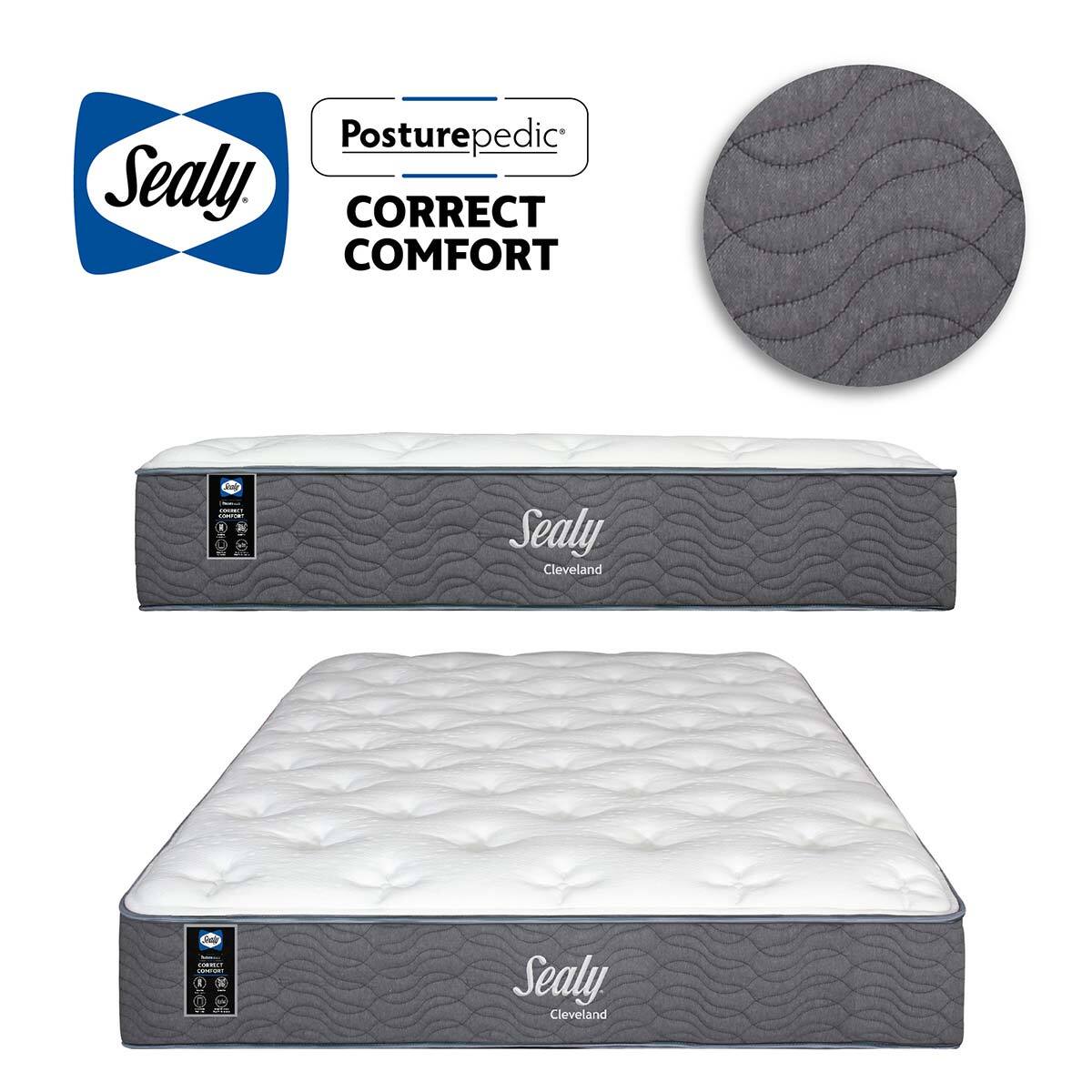 Sealy, Cleveland, Colchón Queen Size