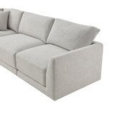 Aiden & Ivy, Dayna, Sofá Modular de Tela de 4 Piezas con 2 Almohadas Aiden & Ivy, Dayna, Sofá Modular de Tela de 4 Piezas con 2 Almohadas