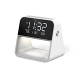 Sheffield Reloj Despertador con Luz LED y Carga Inalámbrica
