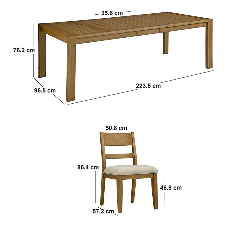 Universal Broadmoore Furniture, Clayton, Juego de Comedor de 9 piezas Universal Broadmoore Furniture, Clayton, Juego de Comedor de 9 piezas