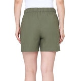 Nicole Miller Original Shorts Tipo Lino para Dama Verde Chica