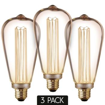 AKSI, 3 Focos Decorativos LED Vintage Tornado