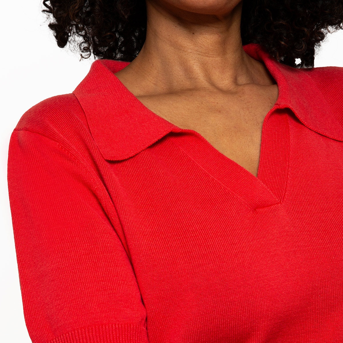 Mario Serrani Blusa para Dama Rojo Extra Grande