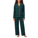 DKNY Pijama para Dama Verde Grande