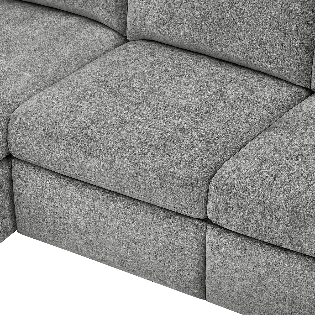 Thomasville, Sofá Estilo Chaise Reversible De Tela De 2 Piezas Con Reposapiés Eléctrico Y Almacenamiento