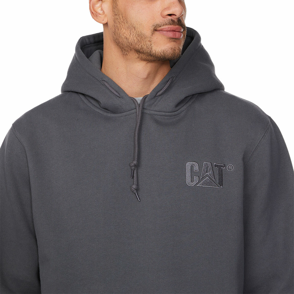 Caterpillar Sudadera para Caballero Gris Mediana