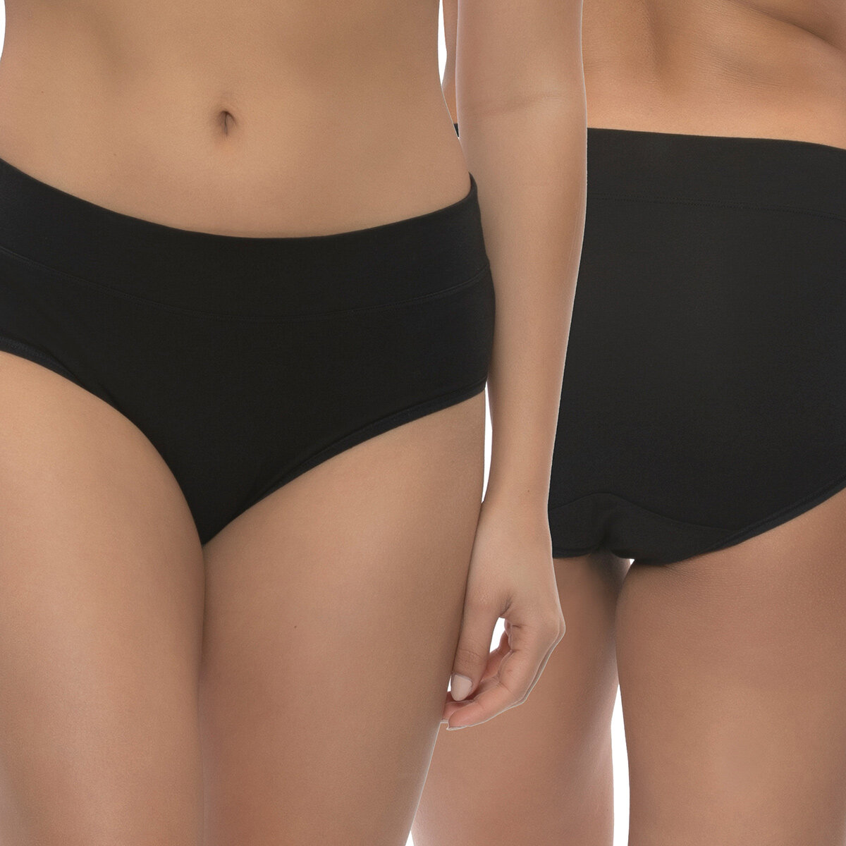 Black Bow Ropa interior para Dama 5 piezas Negro Mediana