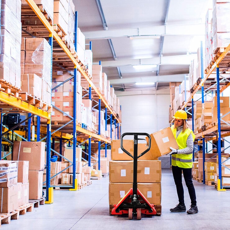 Mikel's, Transpaleta Hidráulica Tándem con Ruedas de Poliuretano, Carga de 3 Toneladas