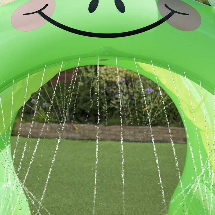 H2OGO! Túnel Inflable con Rociadores Froggy Fun