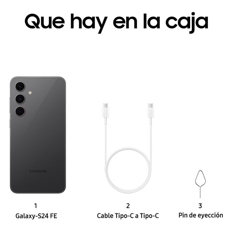 Samsung Galaxy S24 FE 256GB Grafito