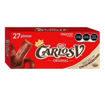 Carlos V Chocolate 27 pzas de 18 g