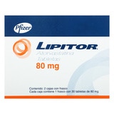 Lipitor 80mg 30 Tabletas 1+1