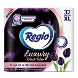 Regio Luxury Black Tulip Papel Higiénico 32 Rollos