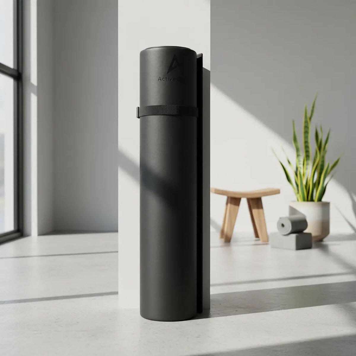 Active Core Tapete de Yoga y Pilates Negro