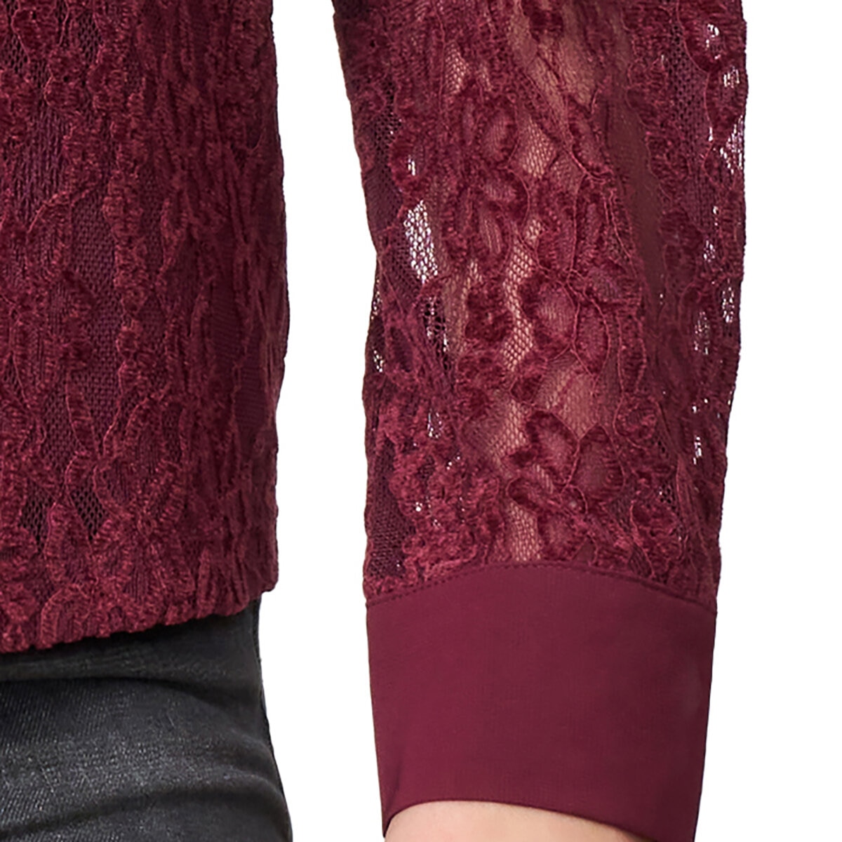 Cable and Gauge Blusa para Dama Rojo Extra Chica