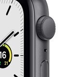 Apple Watch SE (GPS) Caja de aluminio gris espacial 44mm con correa deportiva color medianoche