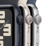 Apple Watch SE (GPS) Caja de aluminio blanco estelar 44mm con Correa deportiva blanco estelar 